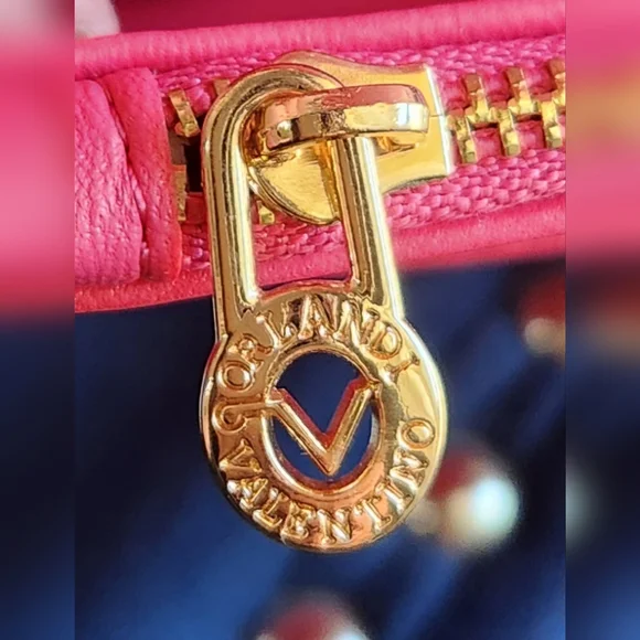 VALENTINO Orlandi Hot Pink Crossbody NWT - Picture 10 of 12